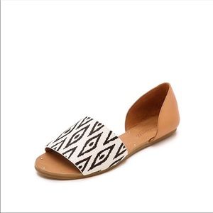 Diamond print Madewell Thea sandal